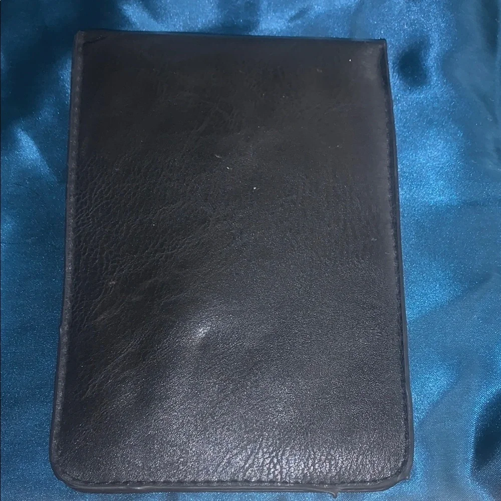 NWOT MARILYN MONROES Black Leather Phone Holster with Studded Flap